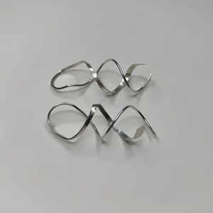 1.5 inch threader earrings, sterling silver, minimalist threaders, made to order